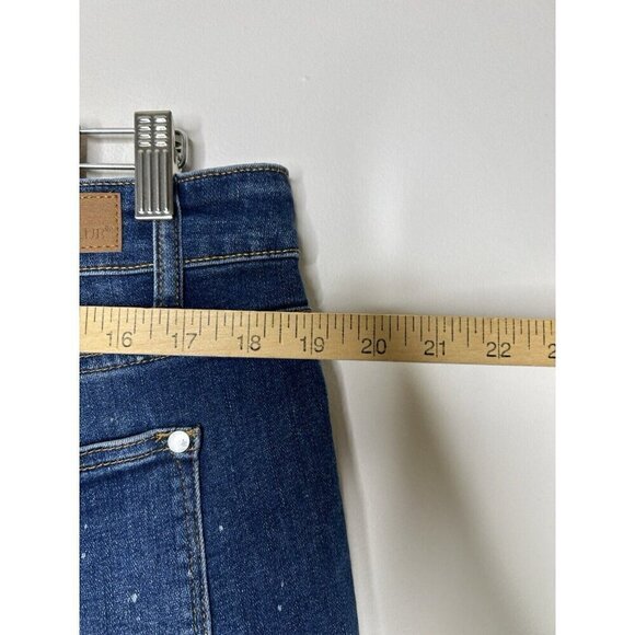 Judy Blue Denim Shorts Stretch High Waist White Speckle Size 3XL New NWT - Picture 8 of 14